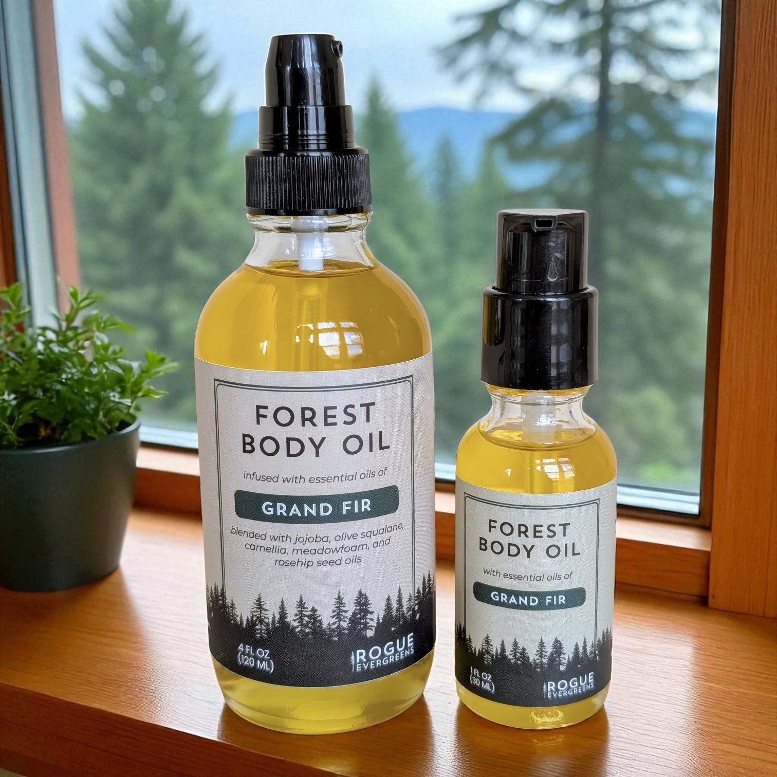 リラクゼーション Forest Organic Body Oil 4種セット