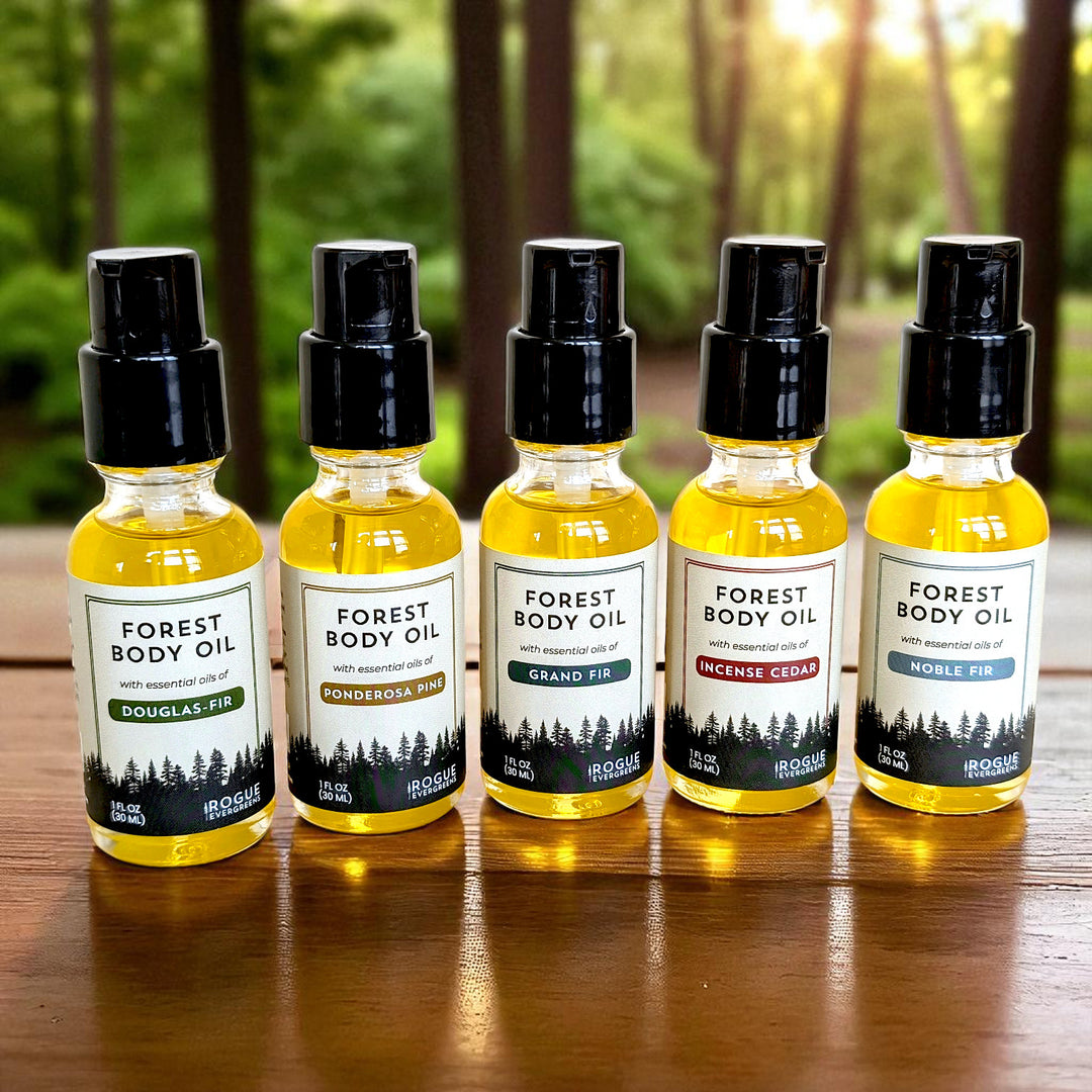The Forest Library — Forest Body Oil Discovery Set