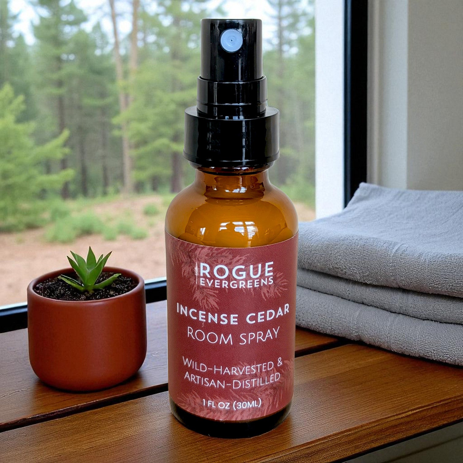 Incense Cedar Room & Linen Spray | Rogue Evergreens